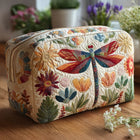 Celestial Hover Quilted Makeup Bag 1