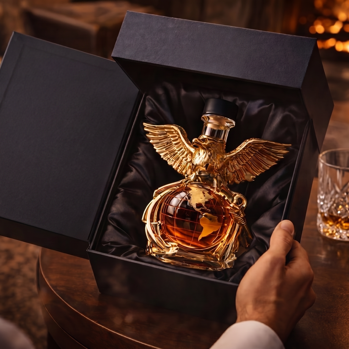 Whisky Decanter – Heraldic Eagle