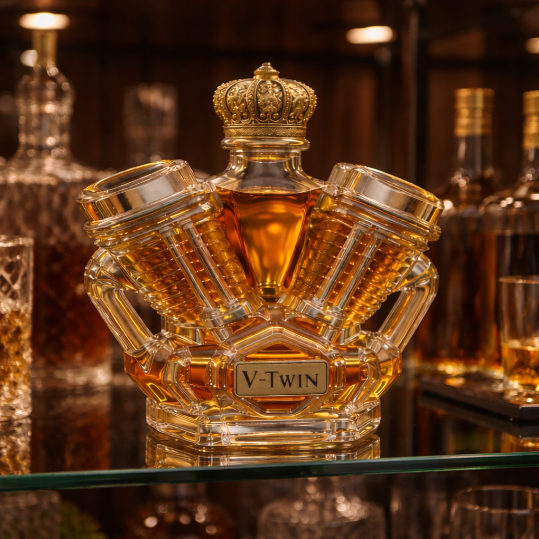 Whisky Decanter – V-Twin Engine