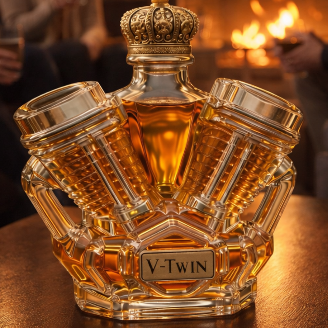 Whisky Decanter – V-Twin Engine