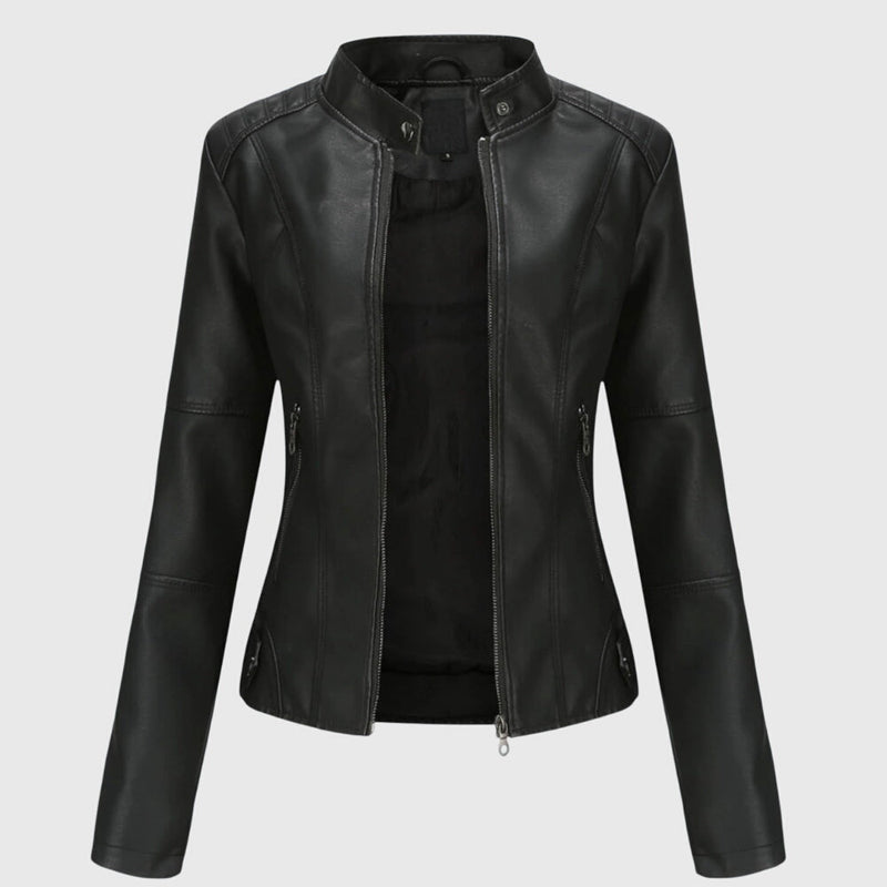 Giorgina™ - Elegant Leather Jacket for Women