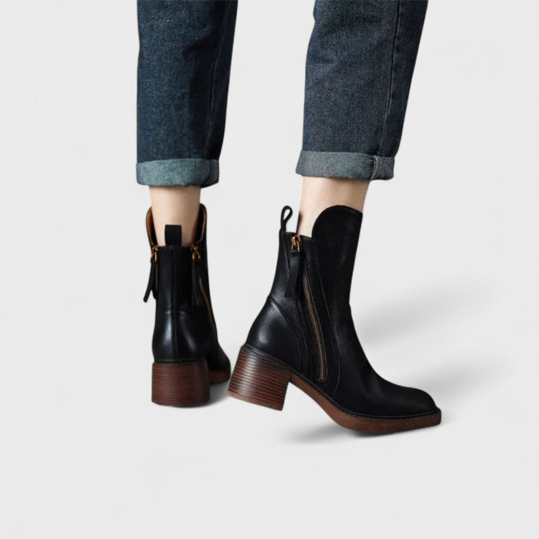 Garciel - Leather Ankle Boots