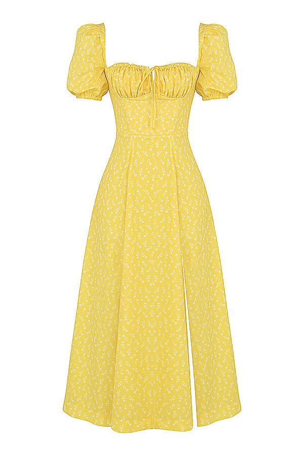 Aviana - Bloom Puff-Sleeve Dress