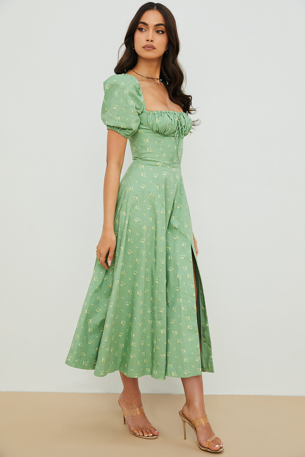 Aviana - Bloom Puff-Sleeve Dress