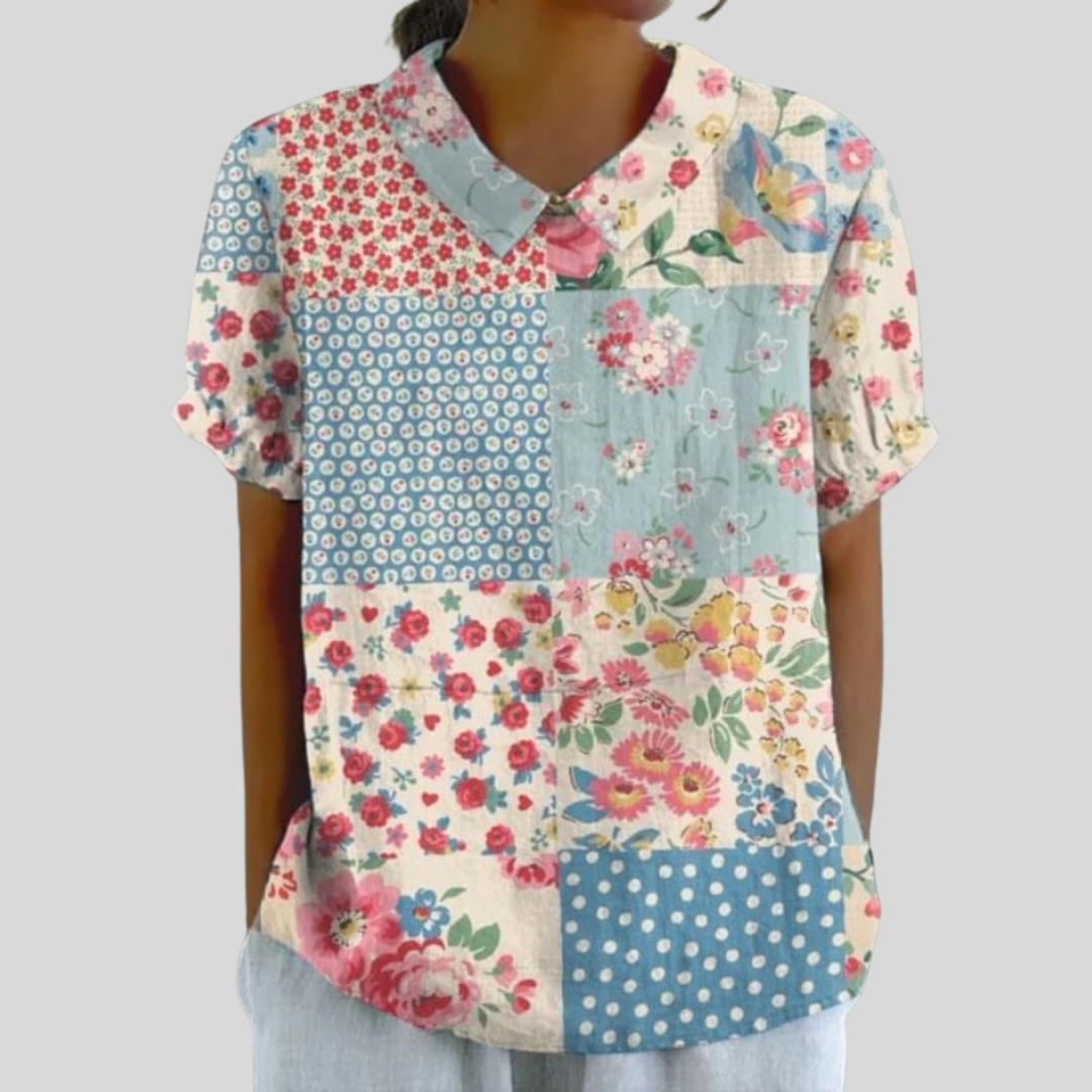 Floral Top Elegant and Comfortable