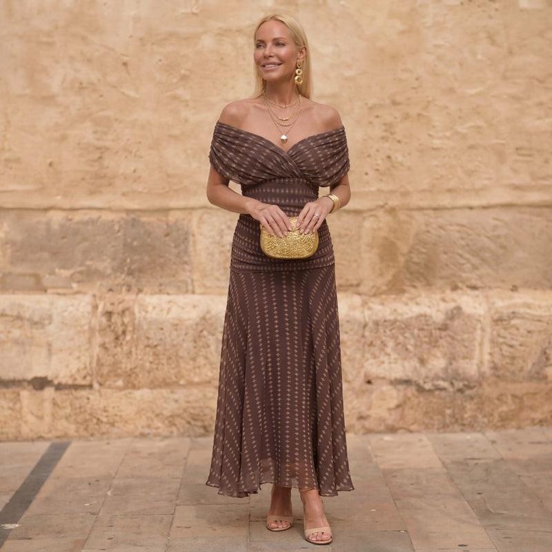 Sienna | Light Geometric Dress