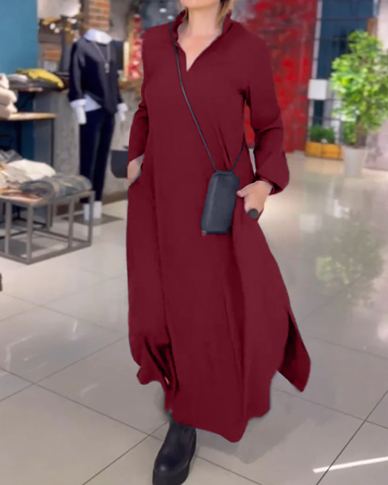 Sylvie - Wide-Cut Maxi Dress