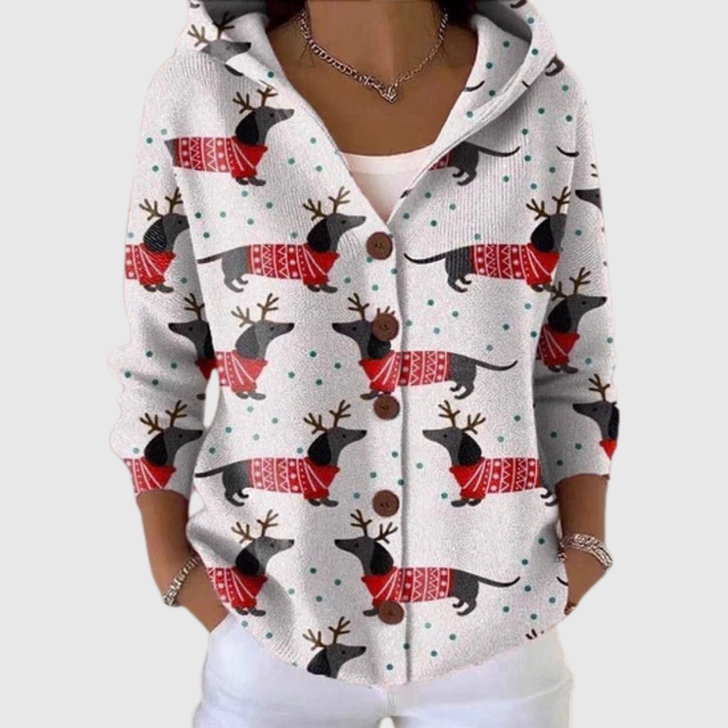 Knitted Comfort Cardigan with Hood