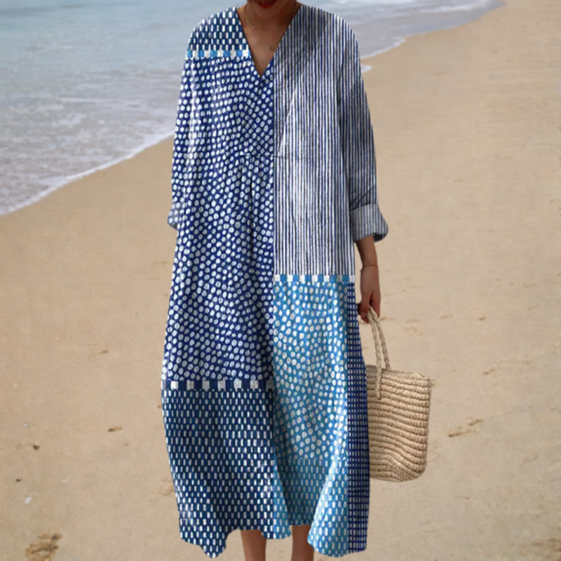 Fluttering Printed Summer Dress