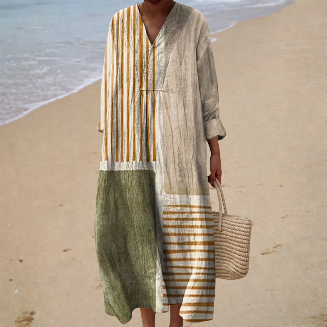 Fluttering Printed Summer Dress