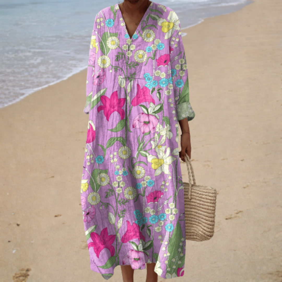 Floaty Summer Dress with Print