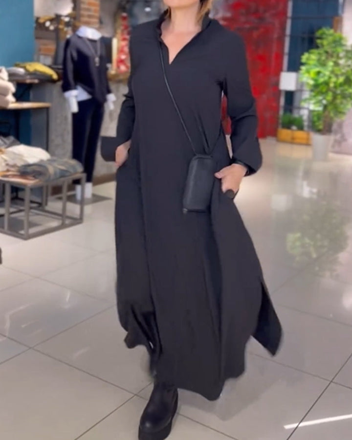 Sylvie - Wide-Cut Maxi Dress