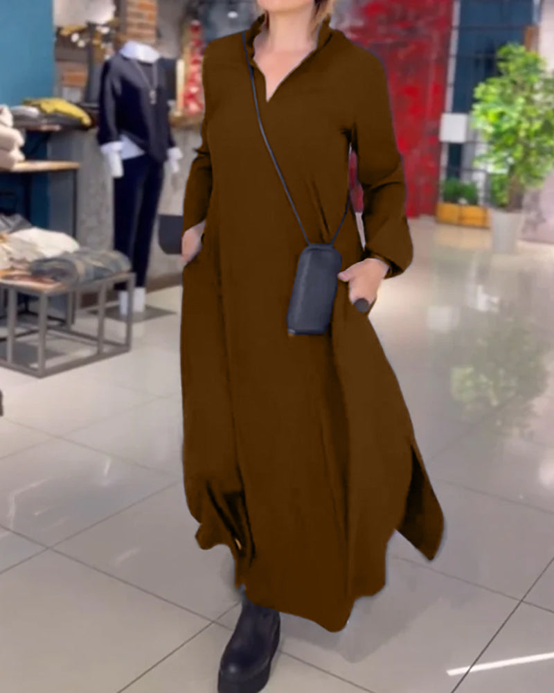 Sylvie - Wide-Cut Maxi Dress