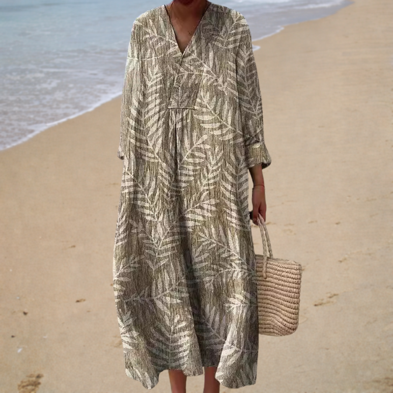 Fluttering Printed Summer Dress