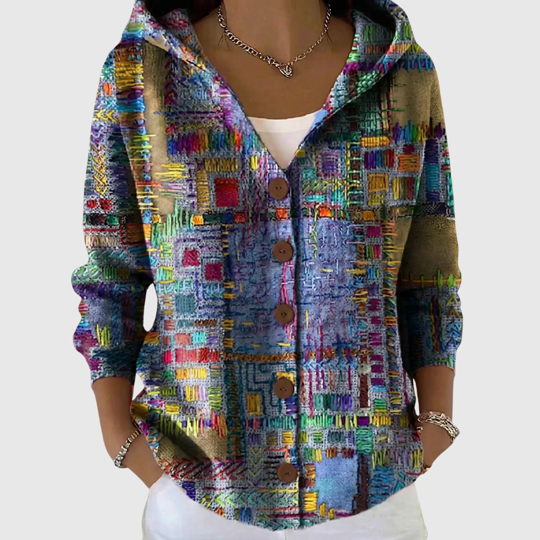 Hooded Knit Cardigan