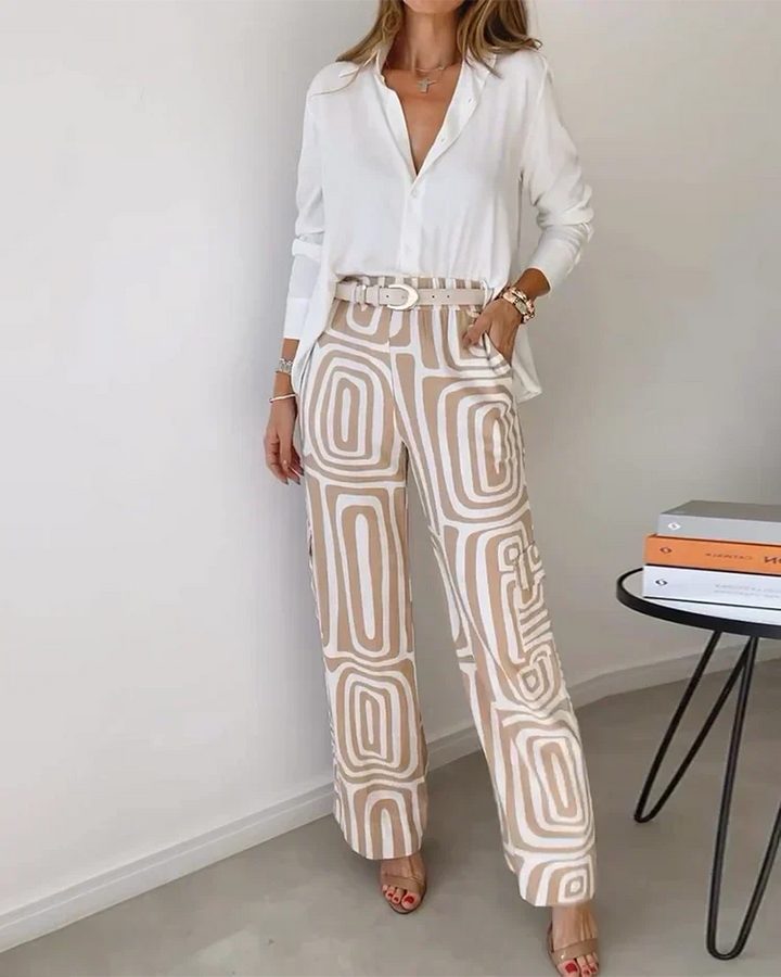 Lysa - Comfortable and Elegant Ensemble (FREE Belt)