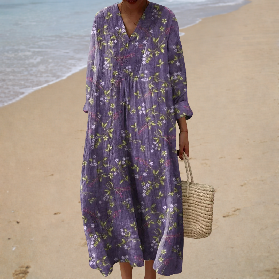 Fluttering Printed Summer Dress