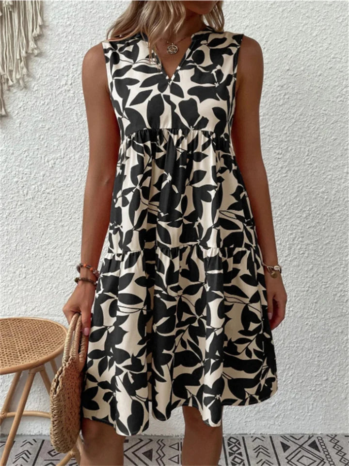 TASHA | FLOWING AND BALANCED MIDI DRESS