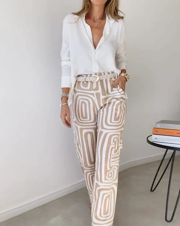 Lysa - Comfortable and Elegant Ensemble (FREE Belt)