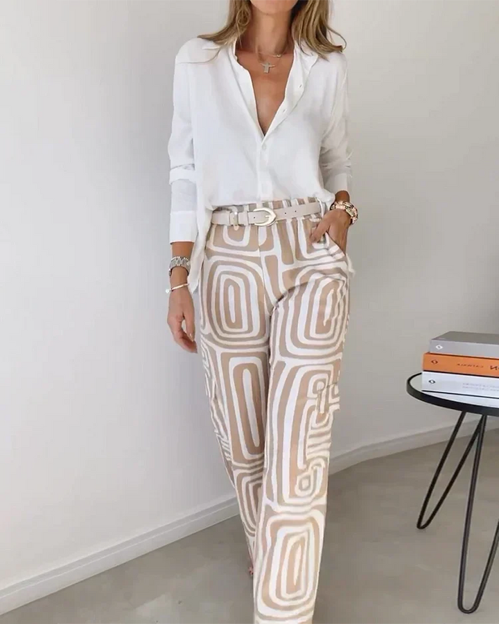 Lysa - Comfortable and Elegant Ensemble (FREE Belt)