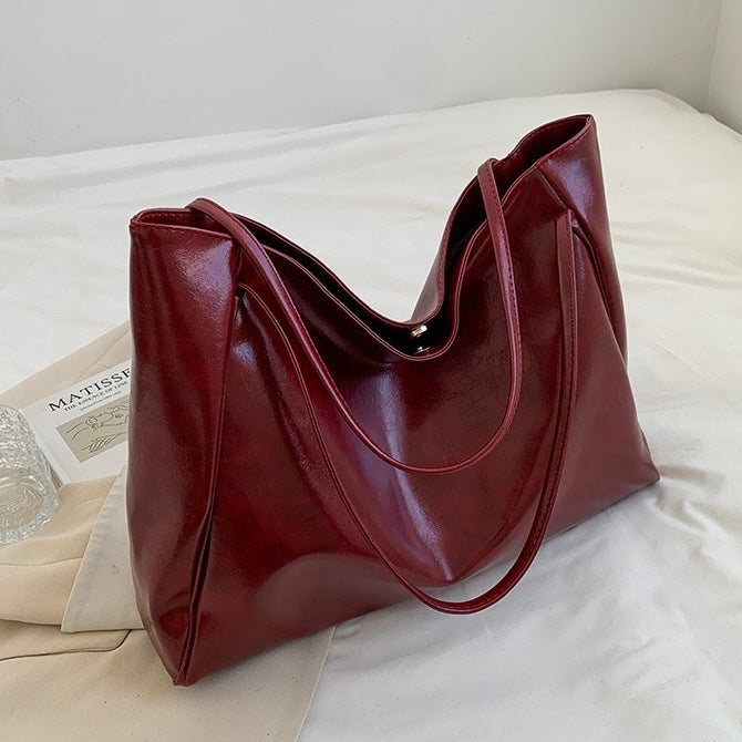 Patricia™ | Glossy Leather Handbag