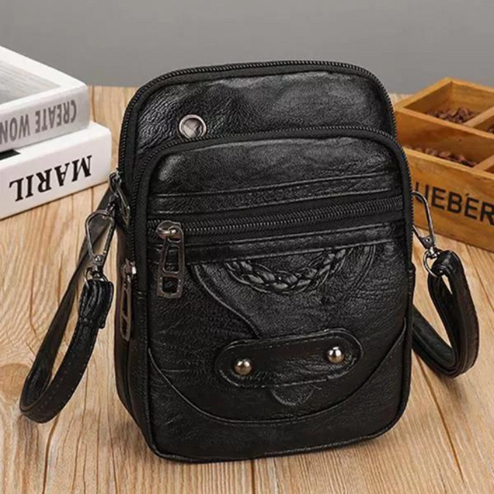 Laura™ | Textured Leather Handbag