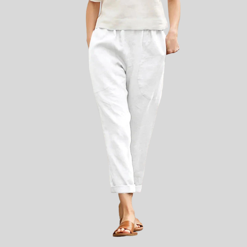 Kriza - Wide-Leg Trousers with Pockets