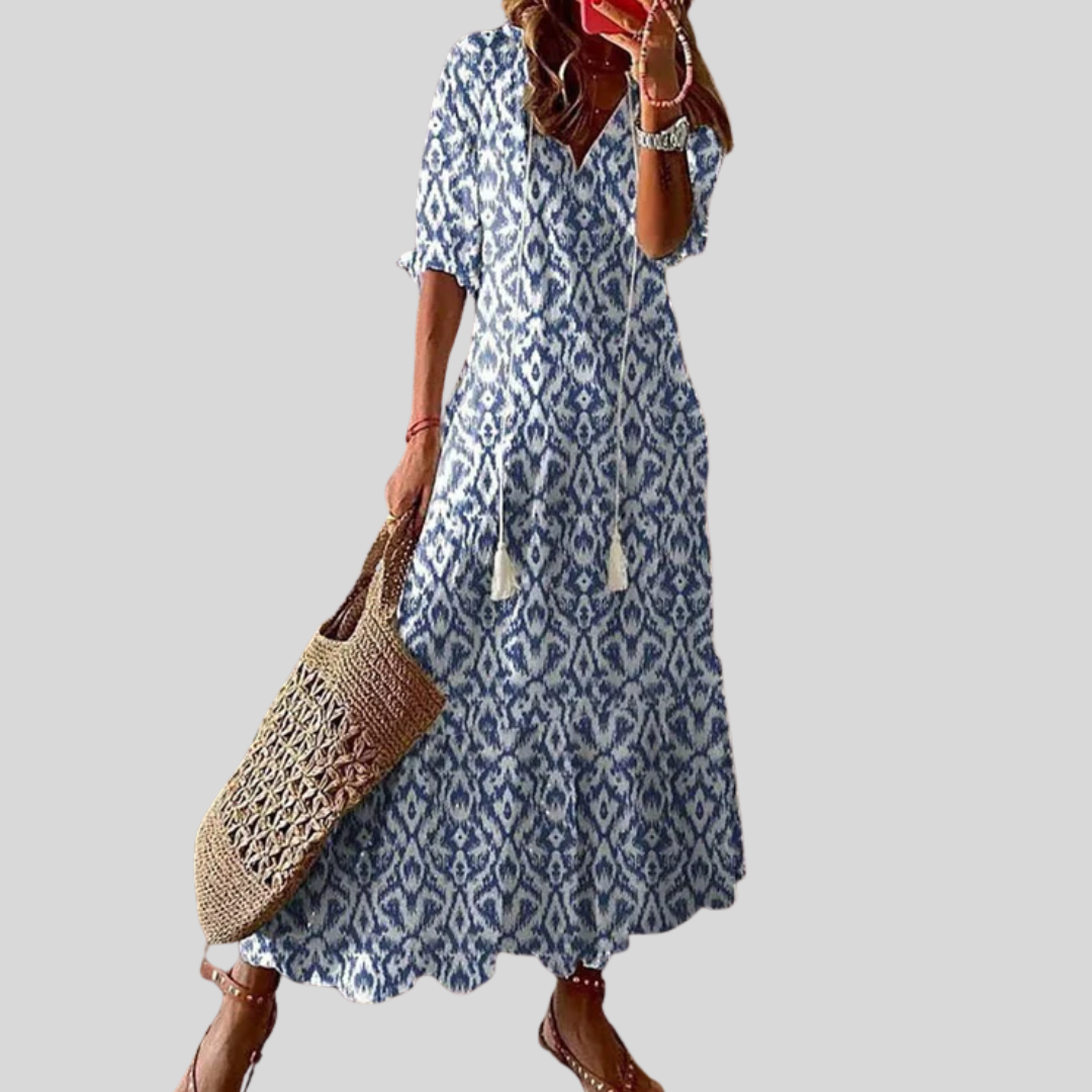 Michaela - Boho Tummy-Control Dress