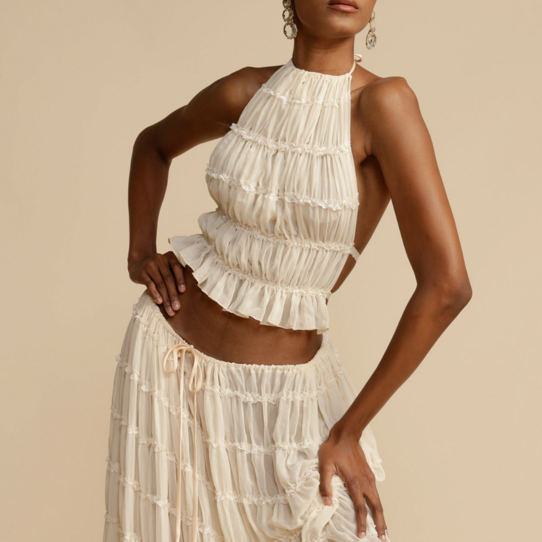 WENDY - Strappy Top and Skirt Set