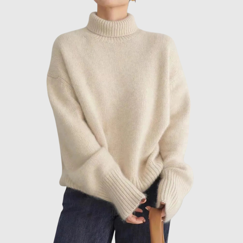 Amaya | Luxurious Cashmere Roll-Neck Jumper