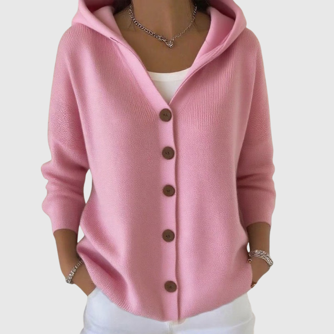Knitted Comfort Cardigan with Hood
