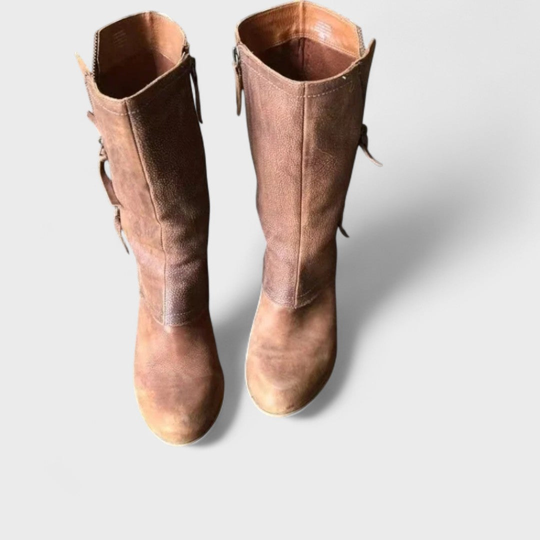 Alma - Vintage Mid-Calf Boots