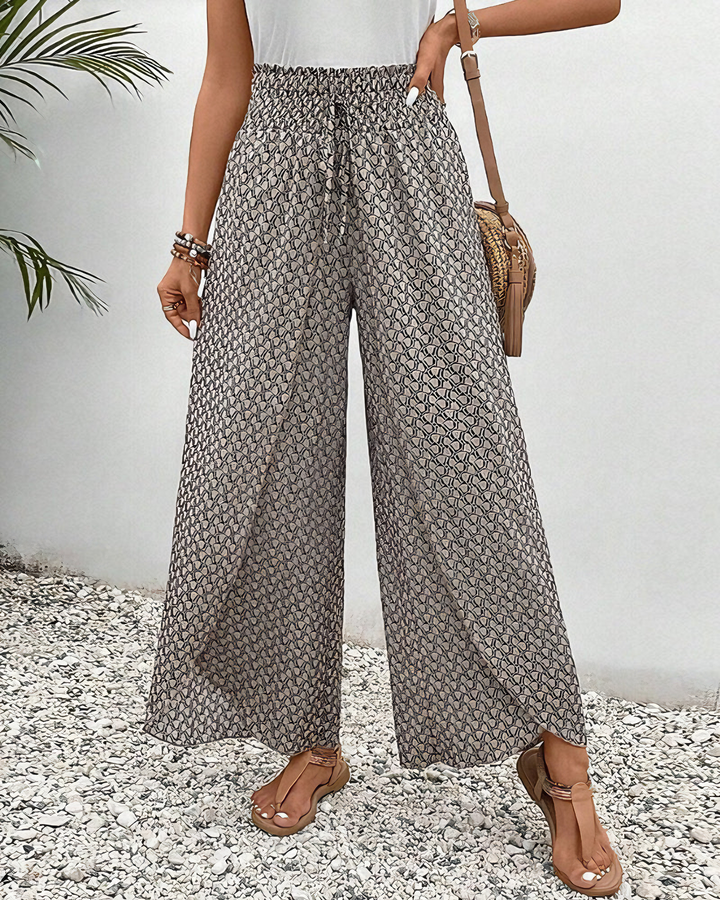 Sahara - Wide-Leg Relaxed Trousers