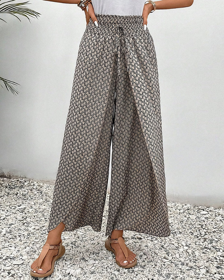 Sahara - Wide-Leg Relaxed Trousers