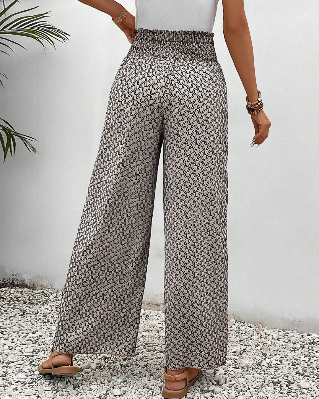 Sahara - Wide-Leg Relaxed Trousers