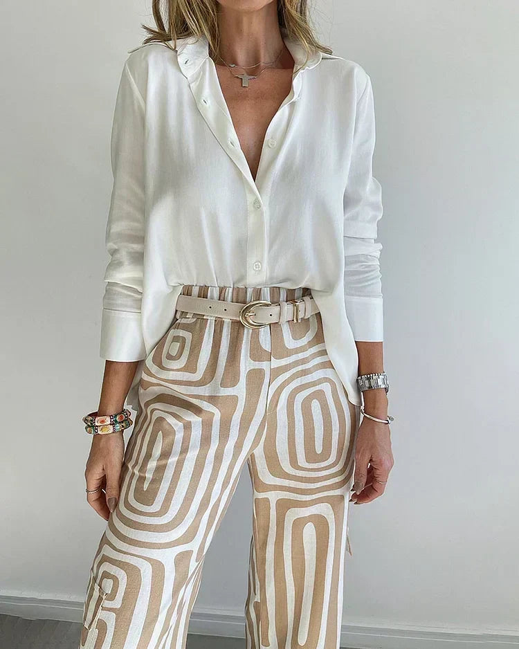 Lysa - Comfortable and Elegant Ensemble (FREE Belt)