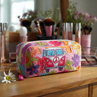 Groovy Bloom Ride Quilted Makeup Bag 1