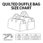 Sunset Cat Quilted Duffle Bag 2
