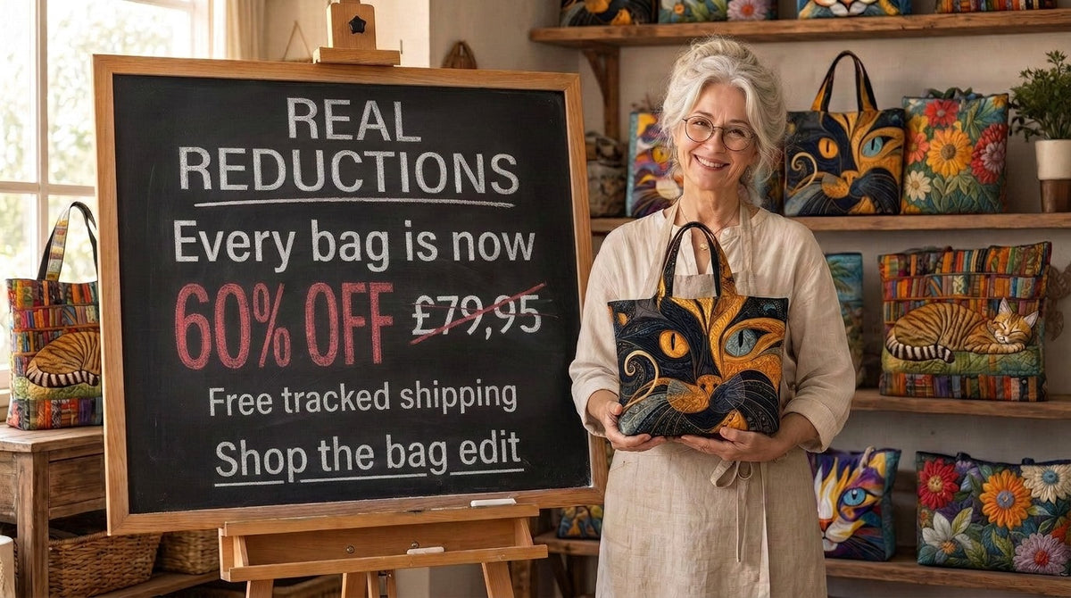 Why every bag is up to 60% off