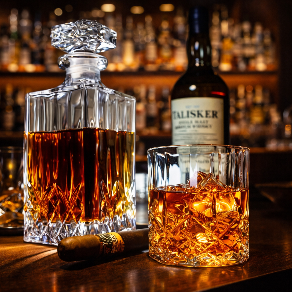 Whisky Decanter – Bottle & Glasses Set