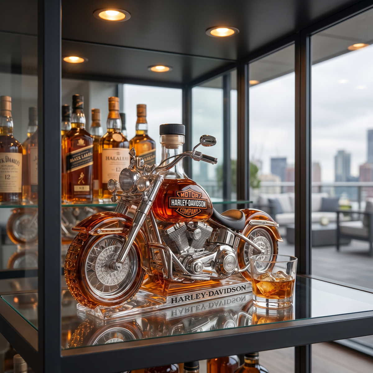 Whisky Decanter – Motorcycle