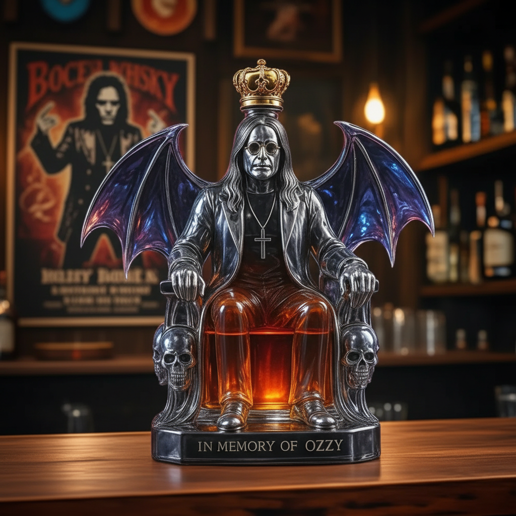 Whisky Decanter – Rock Legend on the Throne
