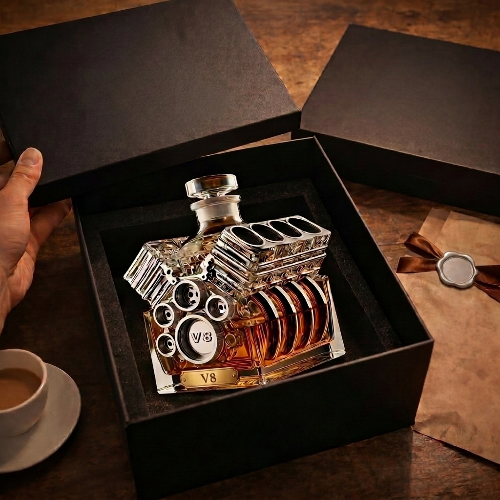 Whisky Decanter – V8 Engine