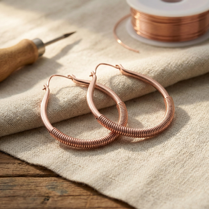 Copper Earrings Creek