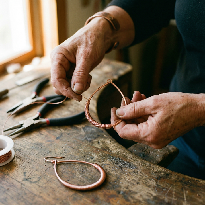 Copper Earrings Creek