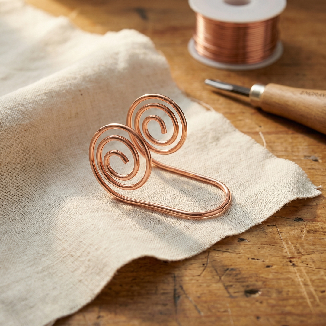 Flow Copper Handmade Spiral