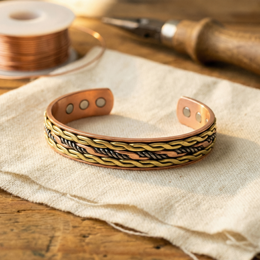 Woven Copper Bracelet