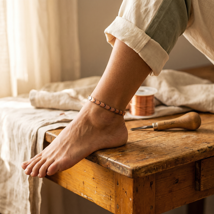 Coastal Copper Anklet