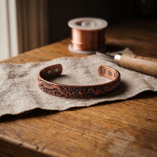 Copper Bracelet from Clay
