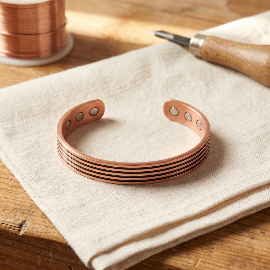 Earrings Sage Copper